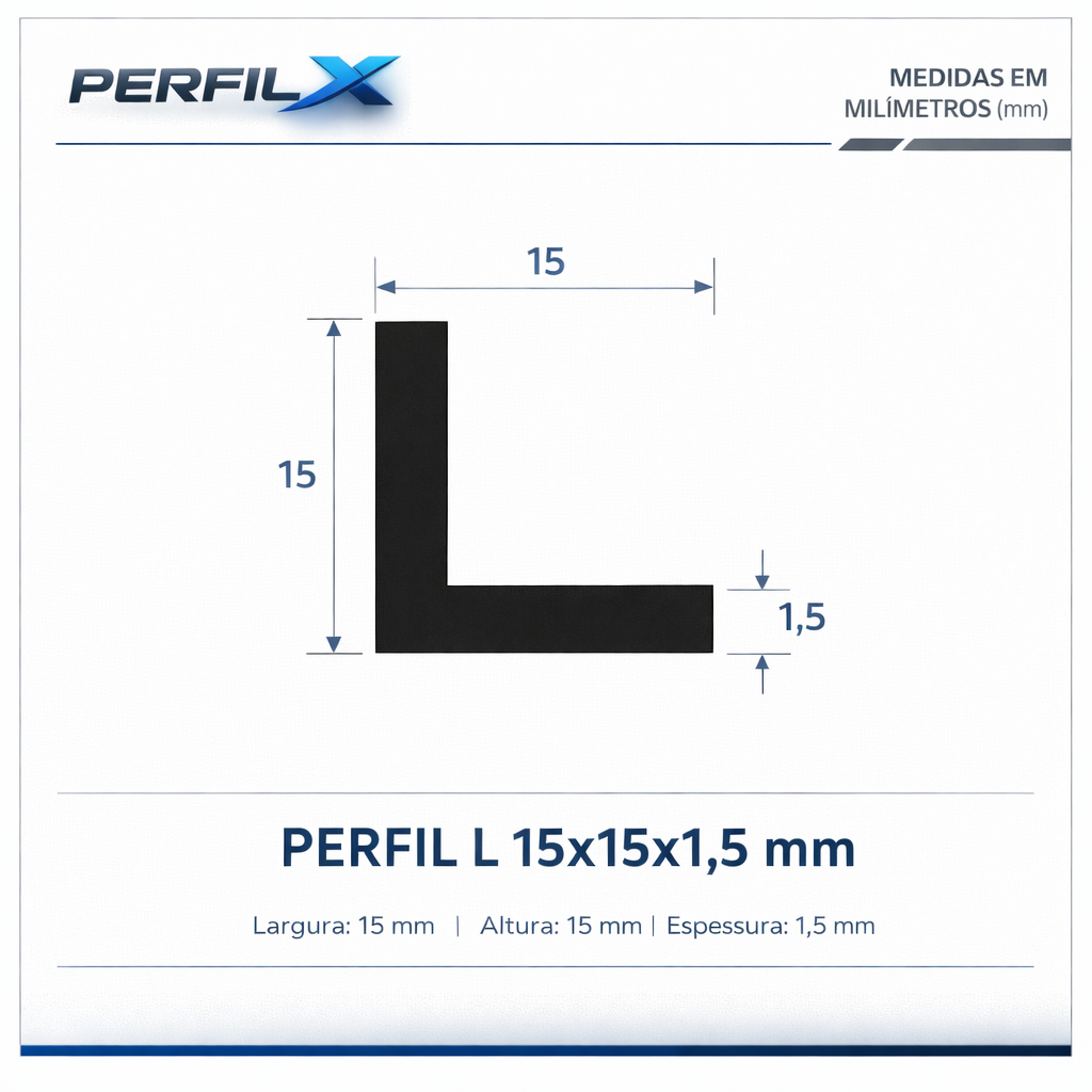 Perfil L 15x15x1,5